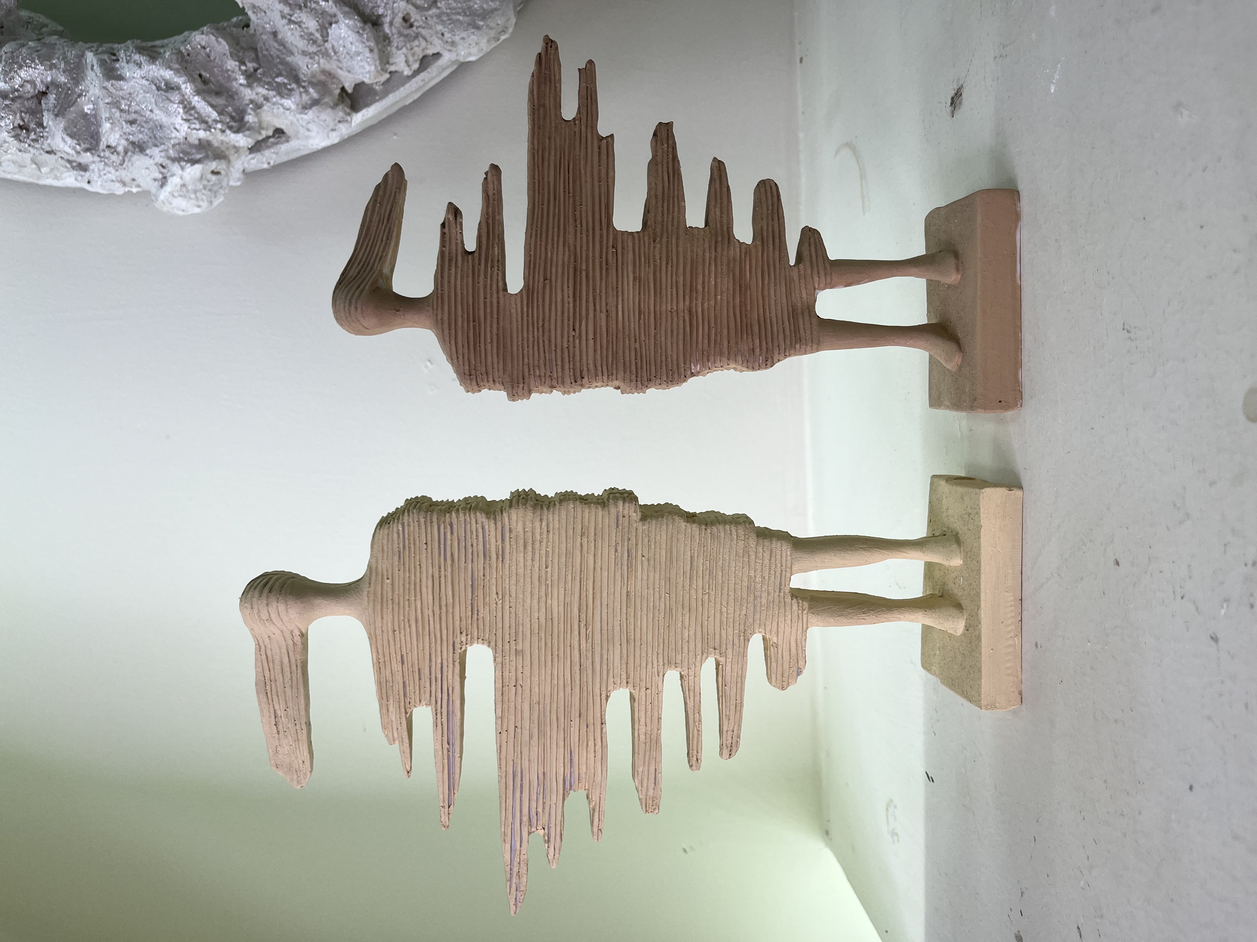 مجسمه دکوری زوج انتزاعی